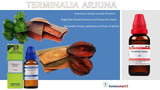Terminalia arjuna uses in homeopathy, cardiotonic homeopathic drops, Arjuna drops for heart