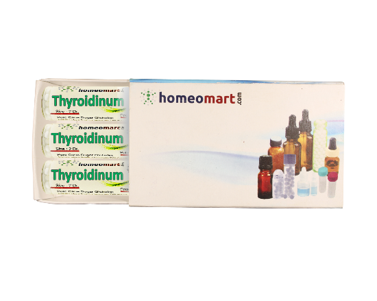 Thyroidinum 2 Dram homeopathy Pills Box in 6C, 30C, 200C, 1M, 10M