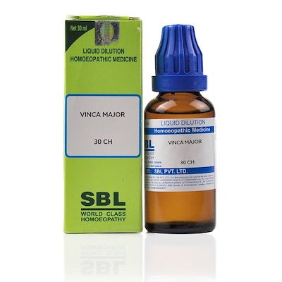 SBL Vinca Major Homeopathy Dilution 6C, 30C, 200C, 1M, 10M