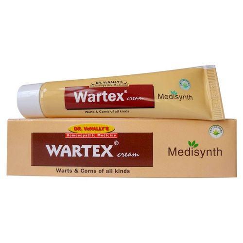 Medisynth homeopathy Wartex Cream for Warts and corns