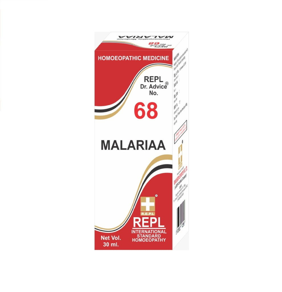 homeopathy REPL Dr Adv No 68 malariaa drops