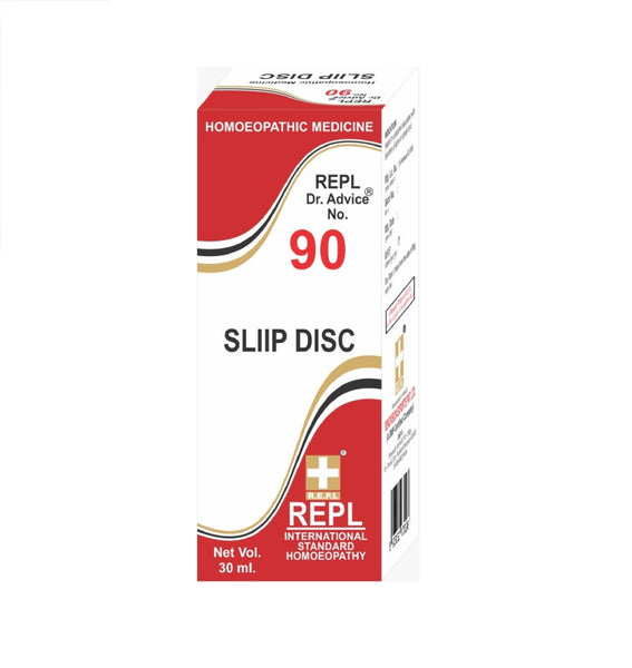 Homeopathy REPL Dr. Advice No. 90 drops for Slip disc 15 Off Homeomart