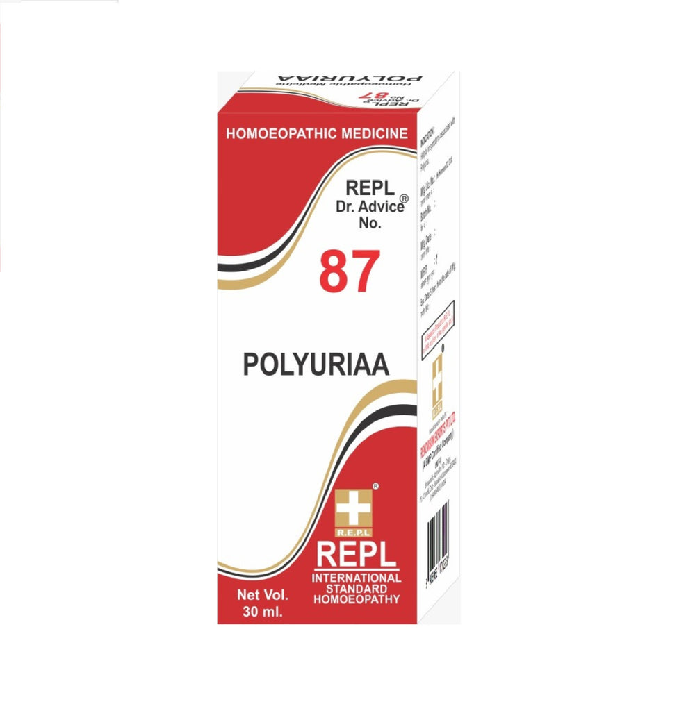 Homeopathy REPL Dr Adv No 87 polyuriaa drops 
