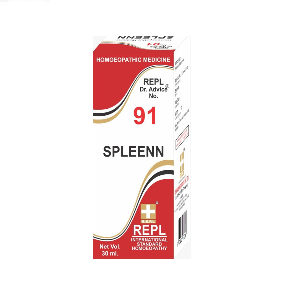 homeopathy REPL Dr Adv No 91 spleenn drops 