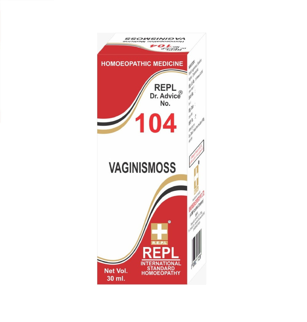homeopathy REPL Dr Adv No 104 vaginismoss drops 