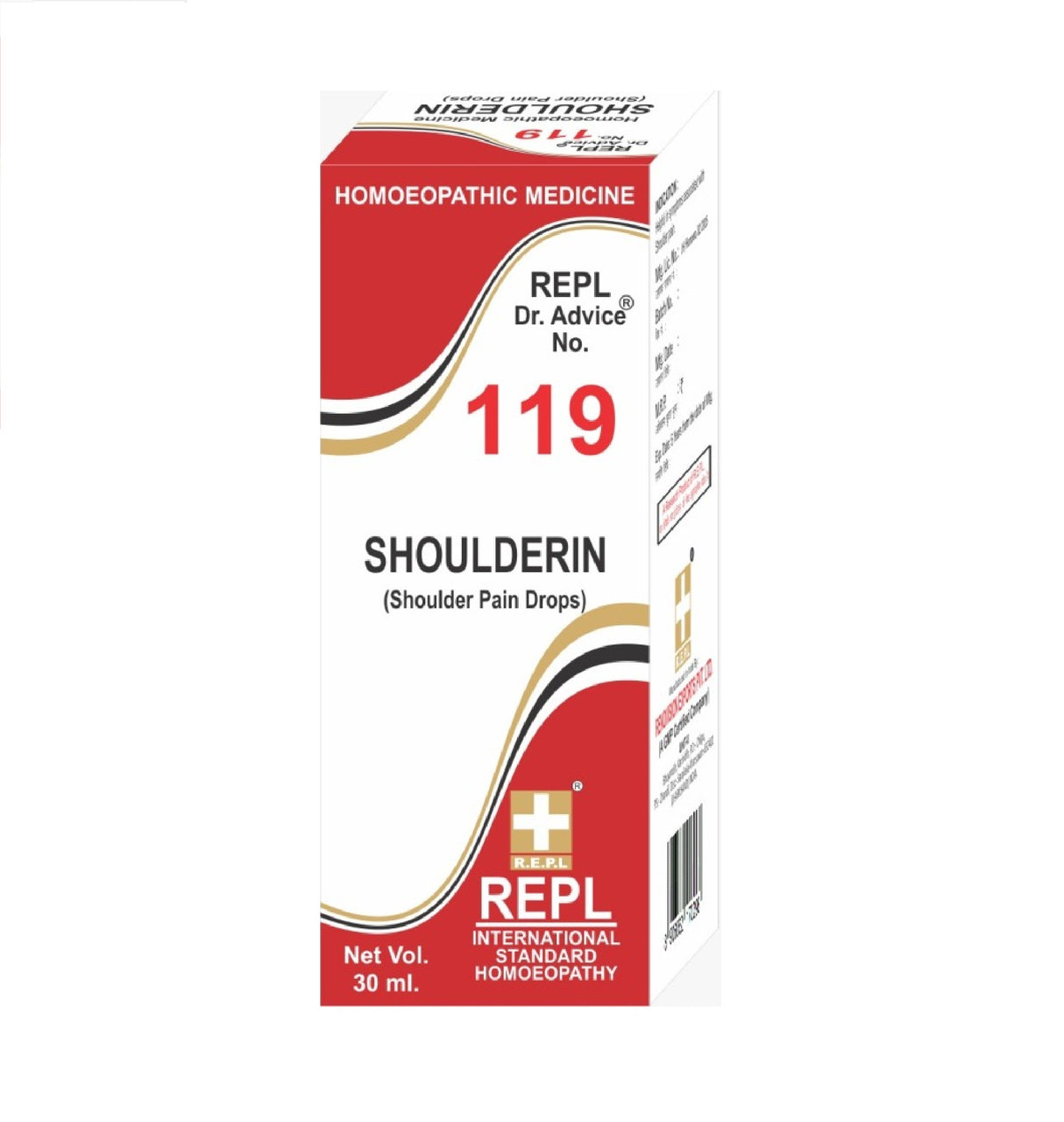 homeopathy REPL Dr Adv No 119 shoulderin drops 