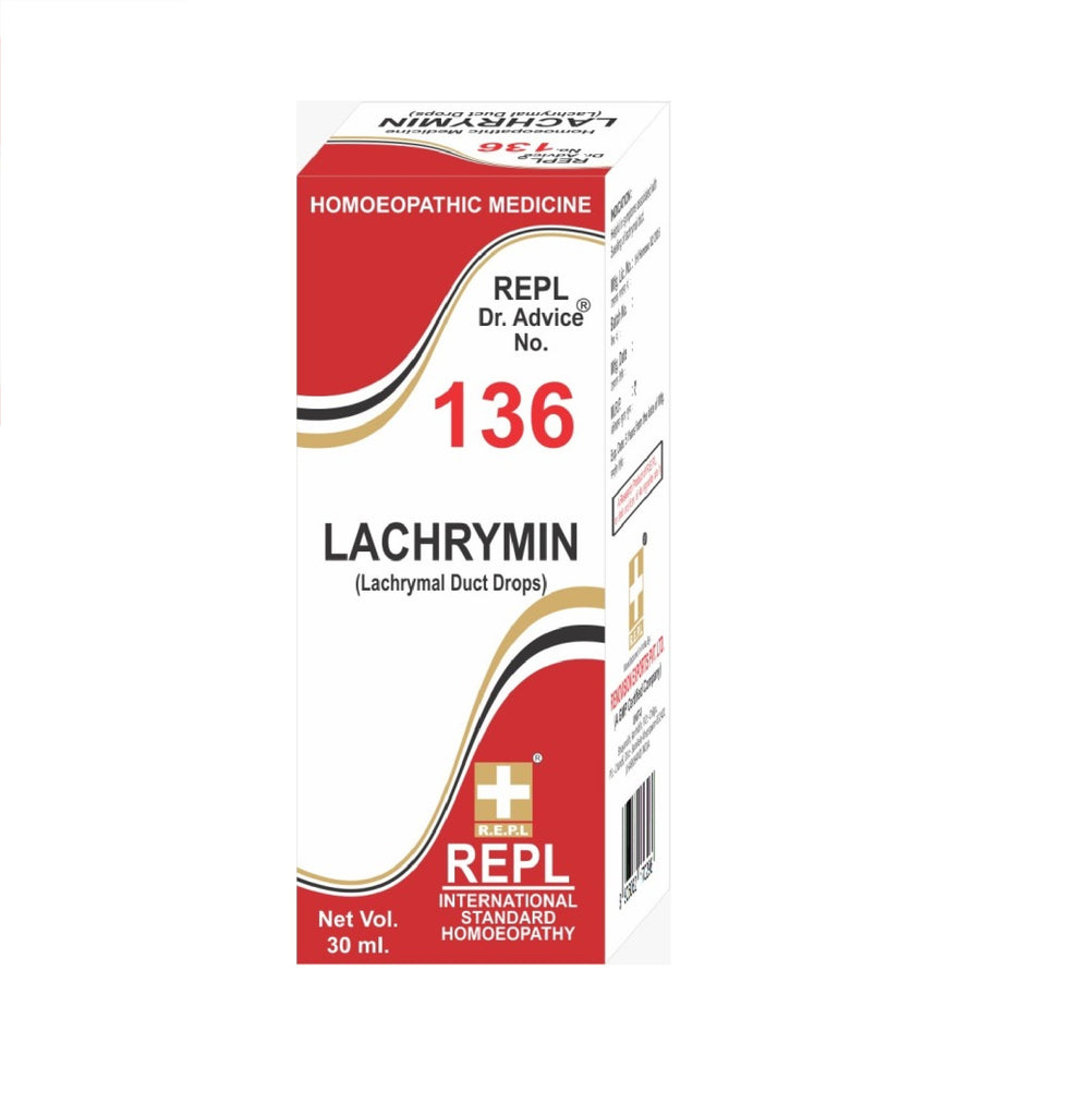 homeopathy REPL Dr Adv No 136 lachrymin drops 