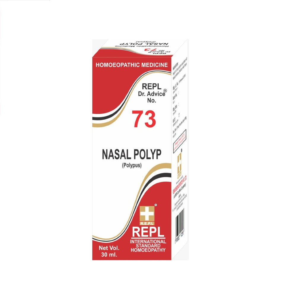 Homeopathy REPL Dr Adv No 73 nasal polyp drops