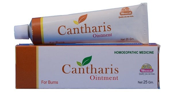 Wheezal Cantharis Ointment for Burns