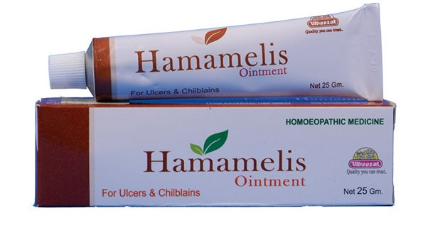 Wheezal Hamamelis Ointment for Ulcers and Chilblain