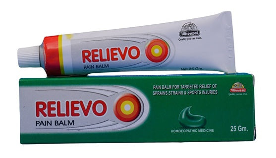 Wheezal Relievo Ointment for Sprains, Sports Injuries-Pack of 3