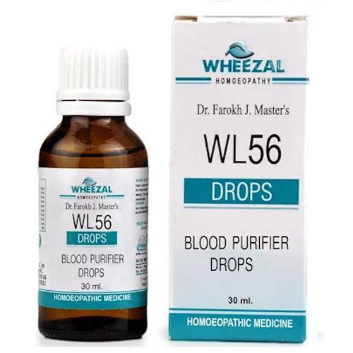 Wheezal WL56 Blood Purifier Drops - Helps Cure Skin Diseases