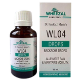 Wheezal WL 4 Backache homeopathy Drops  lumbago