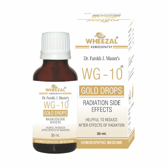 Wheezal Homeopathy WG10 Drops Radiation Side Effects (Cancer Therapy), wg10 drops, dr farokh masters wg10 drops, wg10 homeopathy drops, homeopathic wellness support drops, vitality support homeopathy, energy balance drops, homeopathic vitality formula, wg10 30ml, homeopathic comfort support drops