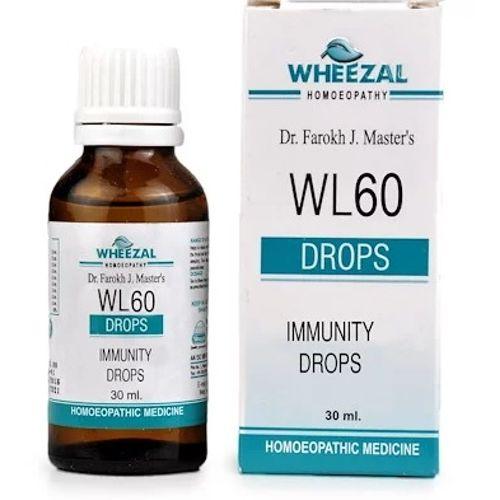 Wheezal WL60 boosts immunity, enhances CD4 cells, and fights infections. A homeopathic immune booster formulated by Dr. Farokh J. Master.
