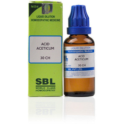 Sbl Acidum Aceticum Homeopathy Dilution 6C, 30C, 200C, 1M, 10M