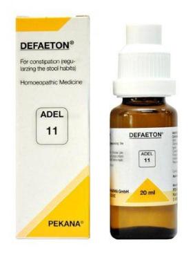Adel 11 Defaeton drops - homeopathy constipation medicine