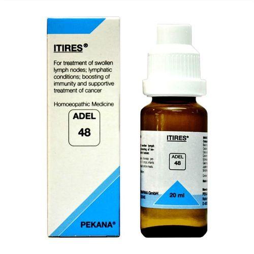 Adel 48 Itires homeopathy drops for Swollen Lymph Nodes, Boosting Immunity, Cancer treatment, homeopathic medicine for lymph nodes swelling, lymphatic detox drops homeopathy, german homeopathic lymphatic remedy, medicine for swollen glands homeopathy,