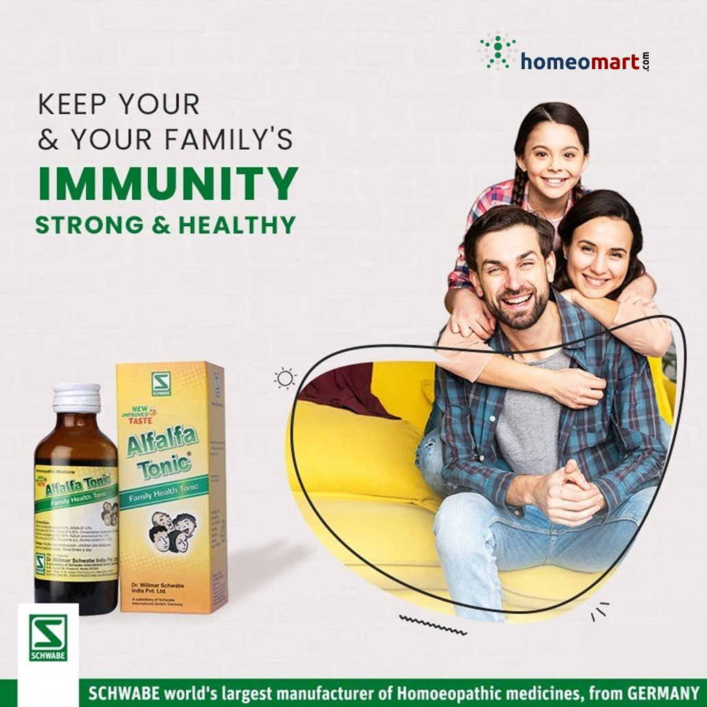 homeopathy immunity builder alfalfa tonic for the whole family