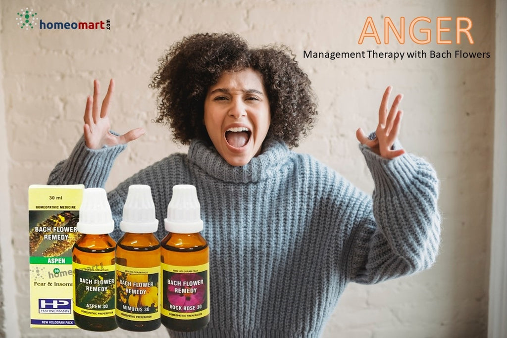 Anger management therapy with bach flower remedies