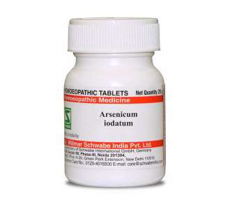 Schwabe Arsenic Iodatum 3x,4x, 6x Homeopathy Trituration Tablets