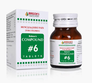 Bakson's Compound # 6 Pain Muscles Children Tablets