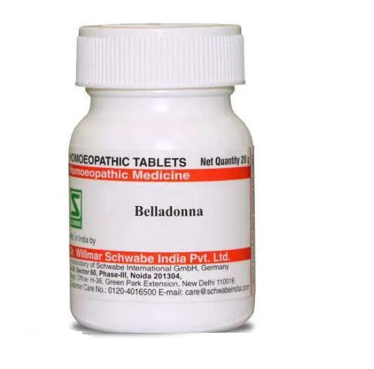 Belladonna Homeopathy Trituration Tablets 3x, 6x