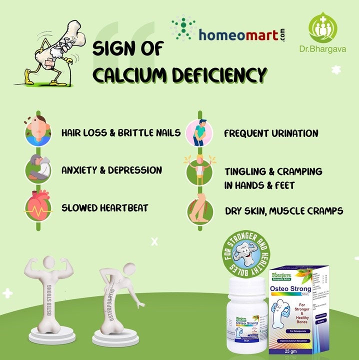 calcium deficiency symptoms in males and females