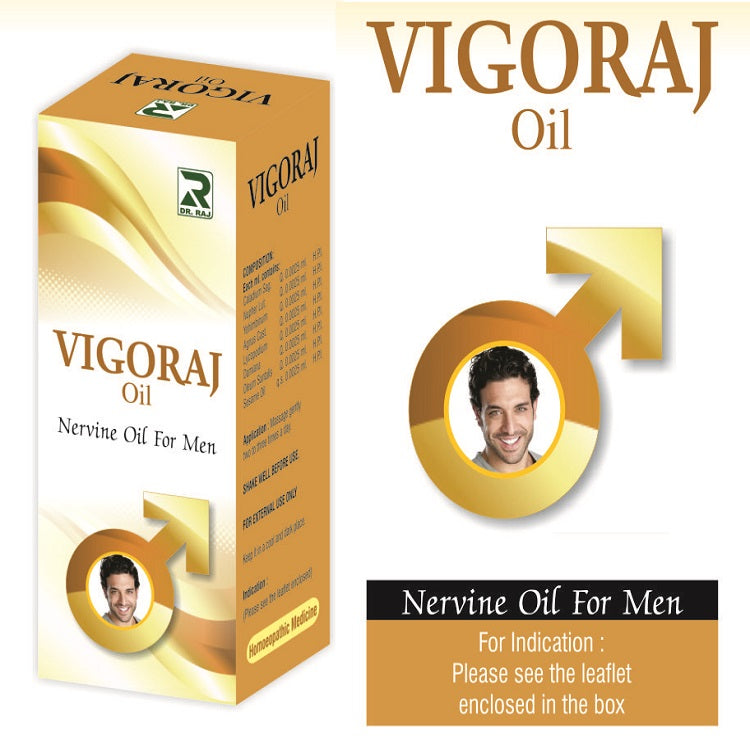 Dr.Raj Vigoraj Oil, Homeopathic Penis massage oil