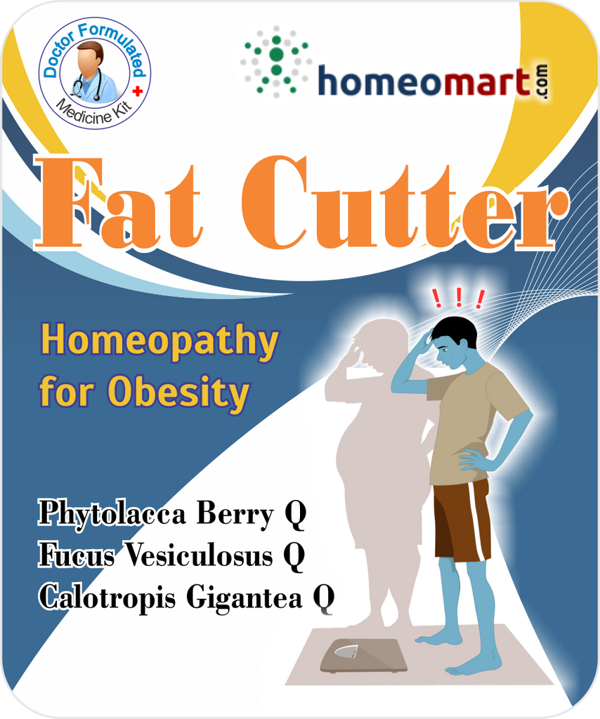 fat cutter homeopathy medicine for  weight loss label