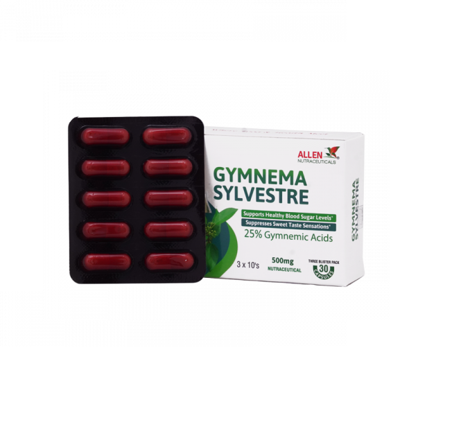 Allen Gymnema Sylvestre capsules homeopathy diabetes management 