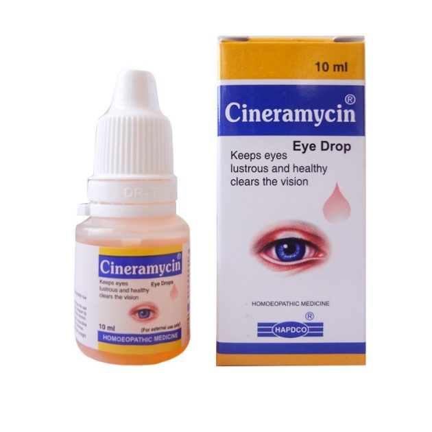 Hapdco Cineramycin Eye Drops for Better Eye Sight- Pack of 3