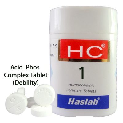 Homeopathy Haslab HC-1 Acid  Phos Complex Tablet for Debility