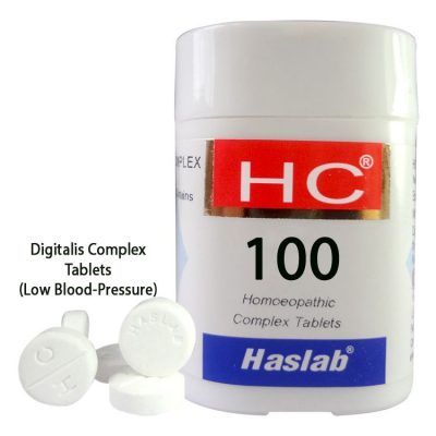 Haslab HC-100 Digitalis Complex Tablets for LowBlood-Pressure