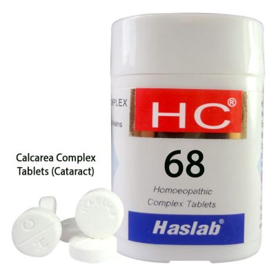 Homeopathy  HC-68 Calcarea ComplexTablets for Cataract