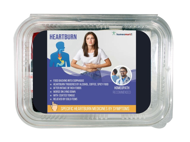 Homeopathy Heartburn relief medicines 