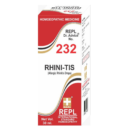 homeopathy REPL Dr Adv No 232  rhini-tis drops 