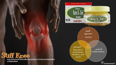 best homeopathy gel for muscle strain and joint pain relief - Ruta Brav