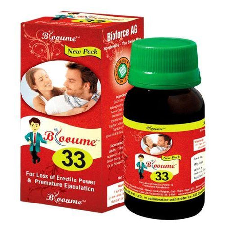 Blooume 33 Viryagro Drops, Blooume 33 Viryagro+++, Viryagro Drops, Viryagro Homeopathy, Viryagro 30ml, homeopathic male sexual wellness drops, homeopathic libido drops, homeopathy for sexual weakness, homeopathic erectile support, homeopathic premature ejaculation support, male vitality homeopathy, Holistic Remedies Viryagro