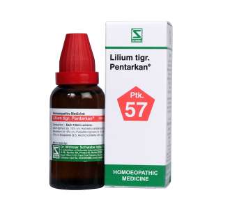 Lilium Tigrinum Pentarkan for white discharge in females, cramps, hot flushes