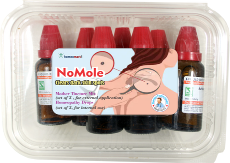 mole removal medicine kit, flat mole removal