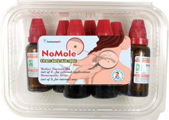 mole removal medicine kit, flat mole removal