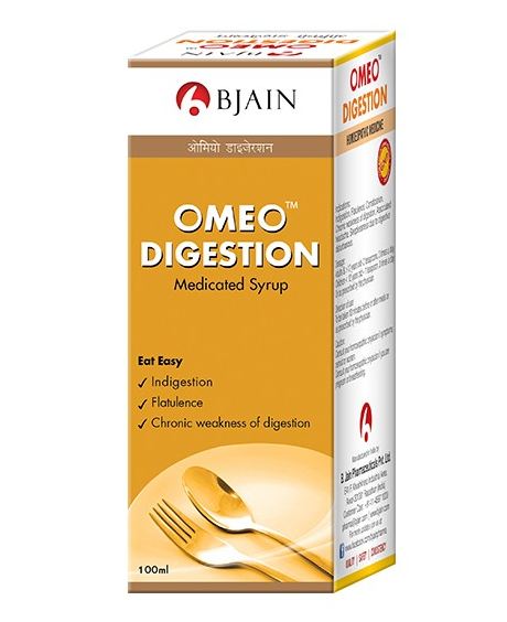Omeo Digestion Syrup for Indigestion flatulence