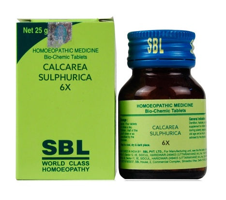 SBL Biochemic Tablet Calcarea Sulphurica 3x, 6x, 12x, 30x, 200x
