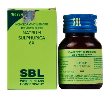 SBL Biochemics Tablets Natrum Sulphurica 3x, 6x, 12x, 30x, 200x