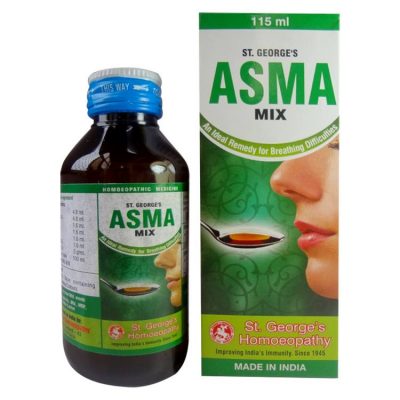 St George Asma Mix - An Ideal Remedy for Breathing Difficulties-Pack of 3