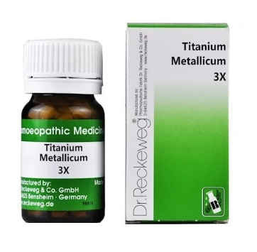 Dr Reckeweg Titanium Metallicum 3X Trituration Tablets