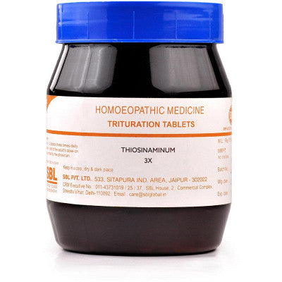 SBL Thiosinaminum 3X Homeopathy Trituration Tablets - Dissolves the Fibroids
