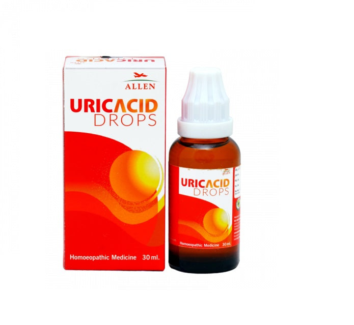 Allen Uricacid Homeopathy Drops, Gout relief, Kidney stones