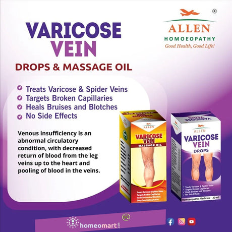 venous insufficiency treatment medicines,  varicose and spider veins treatment medicine